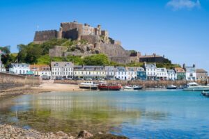My trip to Jersey, and Guernsey, two British islands in the English Channel, known as the Channel Islands, summer, 1991.2