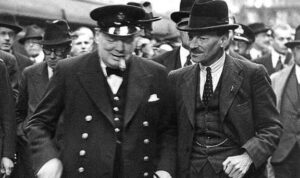 Winston Churchill and Clement Attlee